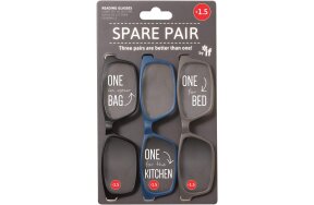 IF SPAIR PAIR READING GLASSES 40402 +1.5 SET 3 PAIRS